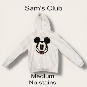 White Mickey Mouse Hoodie